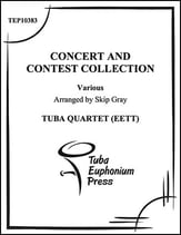 Concert and Contest Collection for Tuba Euphonium Quartet Tuba Quartet EETT P.O.D. cover